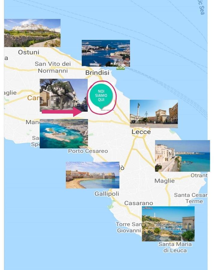לינה וארוחת בוקר צ'לינו סאן מרקו Colori Del Salento מראה חיצוני תמונה