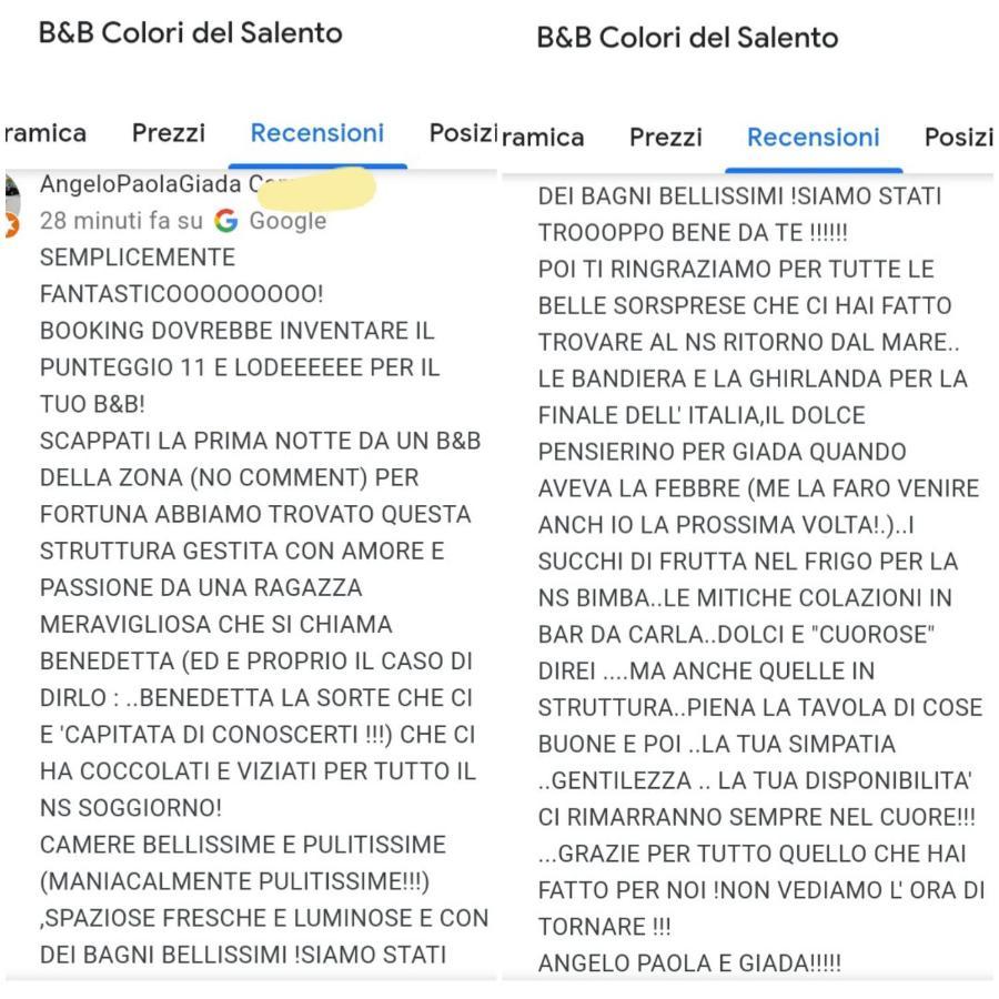 לינה וארוחת בוקר צ'לינו סאן מרקו Colori Del Salento מראה חיצוני תמונה
